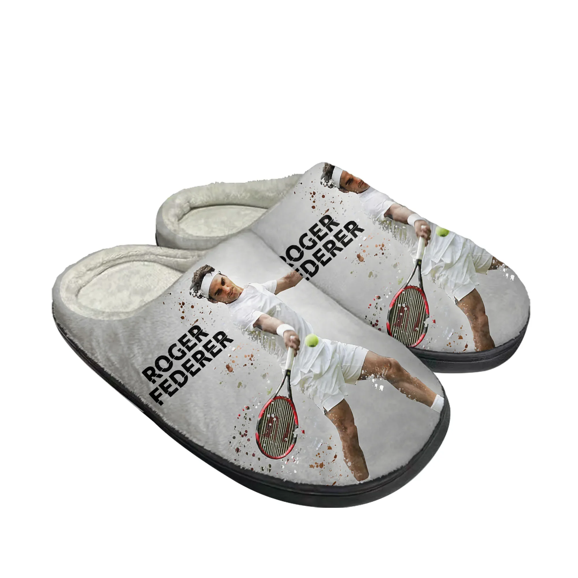 Women Shoes Tennis - Tennis King Federer Home Cotton Slippers