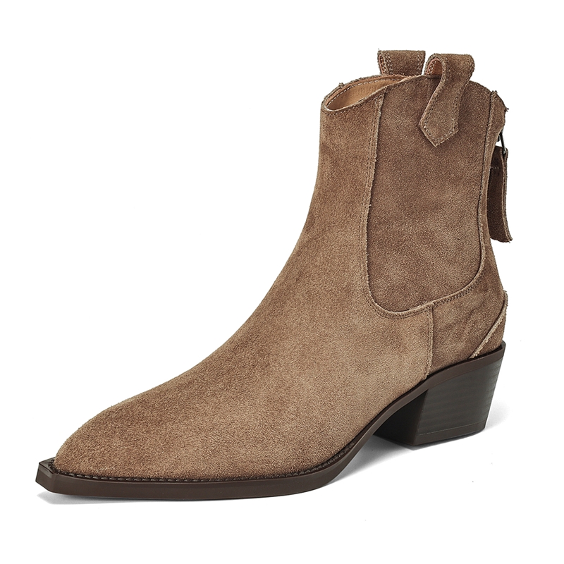 Western Cowgirl Boot - AIYUQI Women's Ankle Boots 2026 New