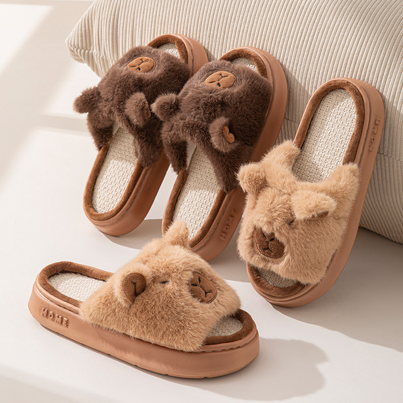 Women'S Shoes Everyday - Hemp Cartoon Women's Slippers Home Flats