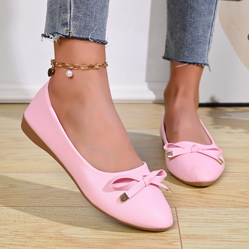 Shoes Women Pumps - Bow Shallow Mouth Soft Sole Comfortable