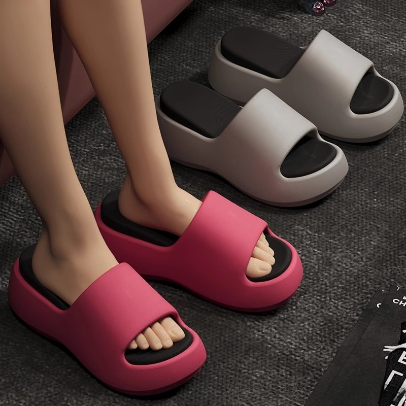 Women'S Shoes Cloud - Rose Red EVA Cloud Slippers for