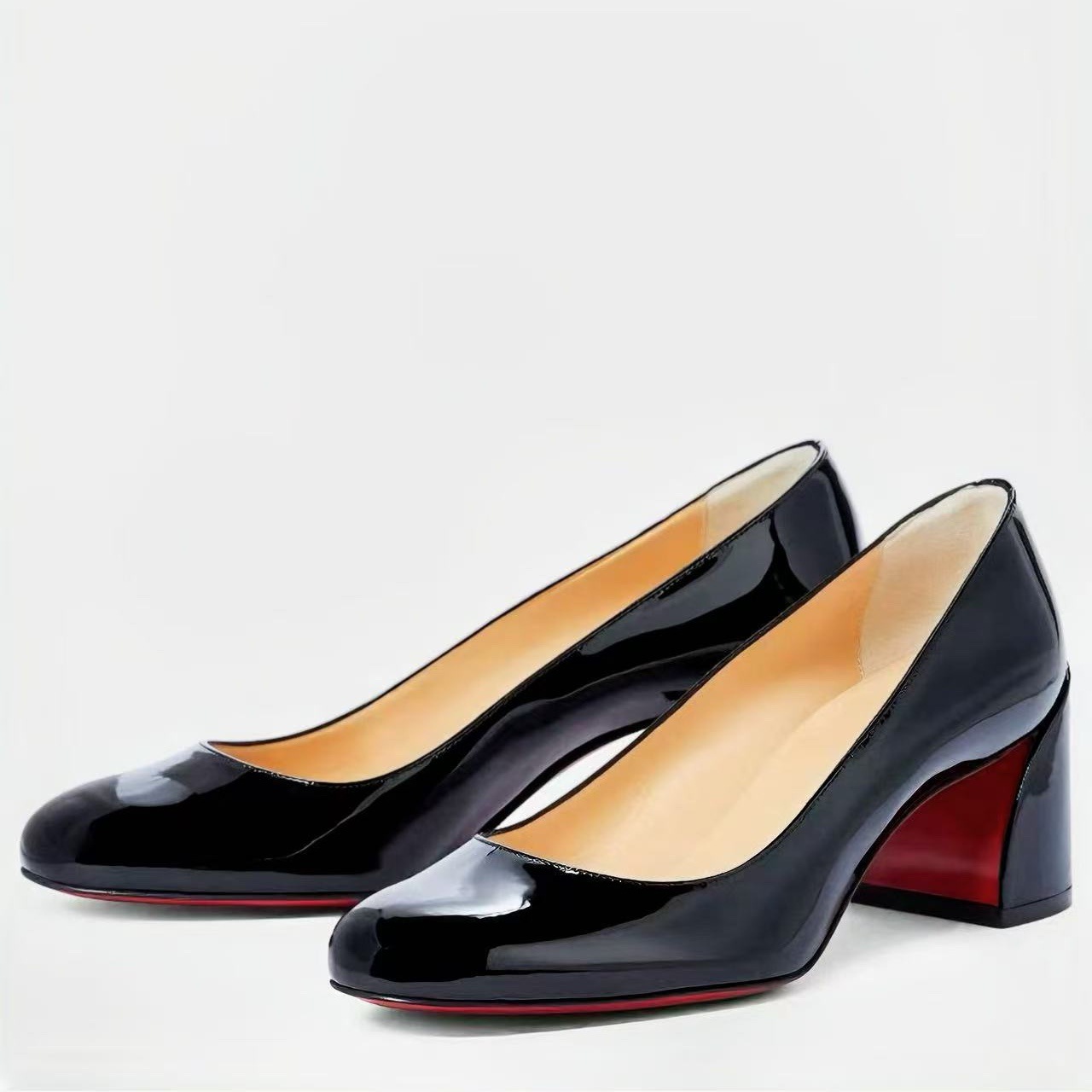 Patent Leather Pump - Ladies Patent Leather Pumps Round Toe
