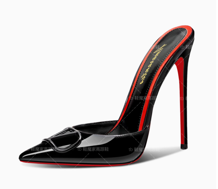 New black pointed toe toe sand - огляд і ціна Patent Leather Pump