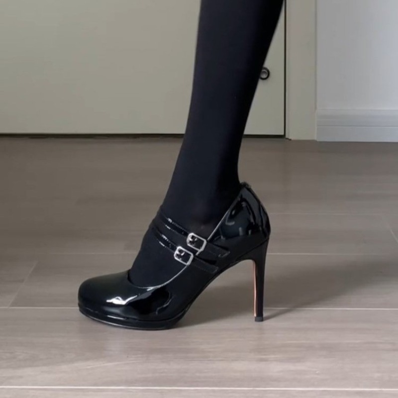 2025 Brand New Vintage y2k Bla - огляд і ціна Patent Leather Pump