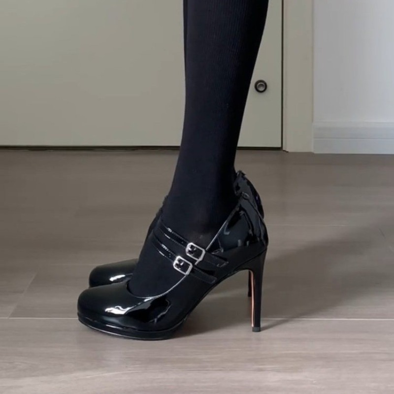 2025 Brand New Vintage y2k Bla - огляд і ціна Patent Leather Pump