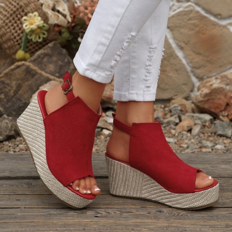 Women Sandals Summer Wedge Pla - огляд і ціна Espadrille Wedge Shoes
