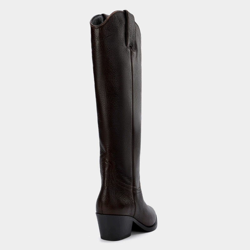 Chunky Heel Knee High Boots Wo - огляд і ціна Western Cowgirl Boot
