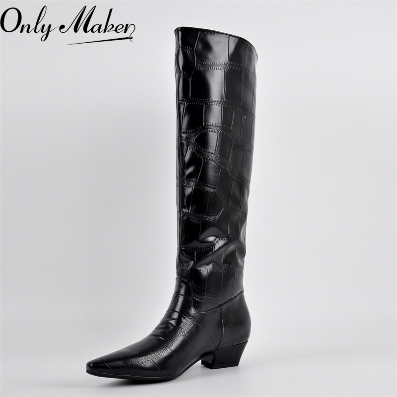 Onlymaker Women Black Pointed  - огляд і ціна Western Cowgirl Boot