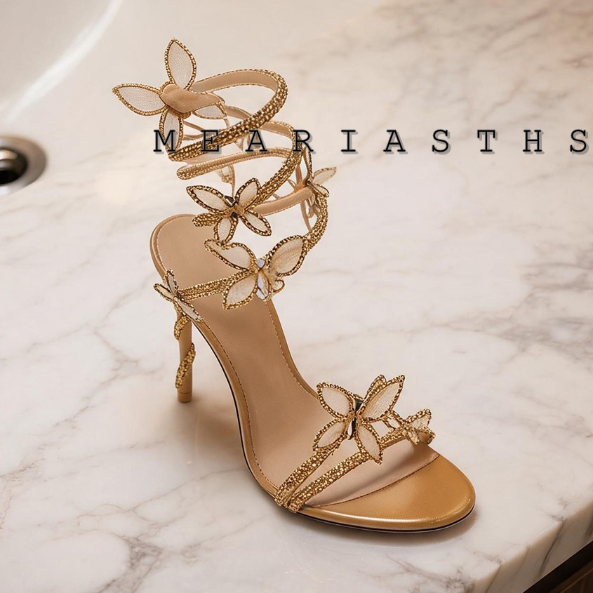 New Sexy Crystal Butterfly-kno - огляд і ціна Gladiator Sandal Women