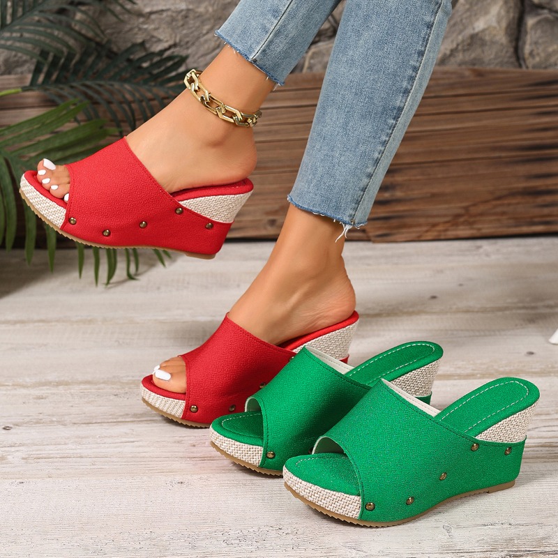 2026 Summer New Women Slippers - огляд і ціна Espadrille Wedge Shoes