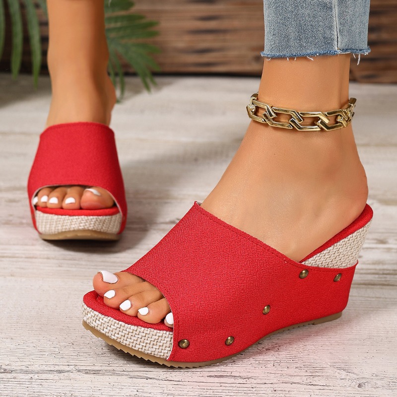 2026 Summer New Women Slippers - огляд і ціна Espadrille Wedge Shoes