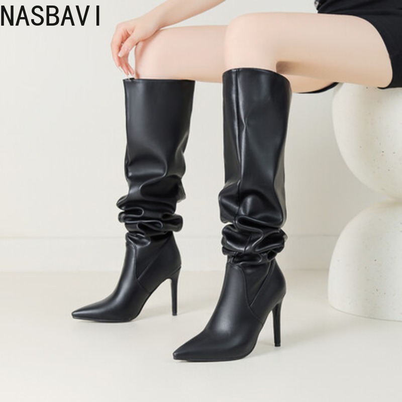 NASBAVI Black Pointed Toe Luxu - огляд і ціна Wide Fit Heels