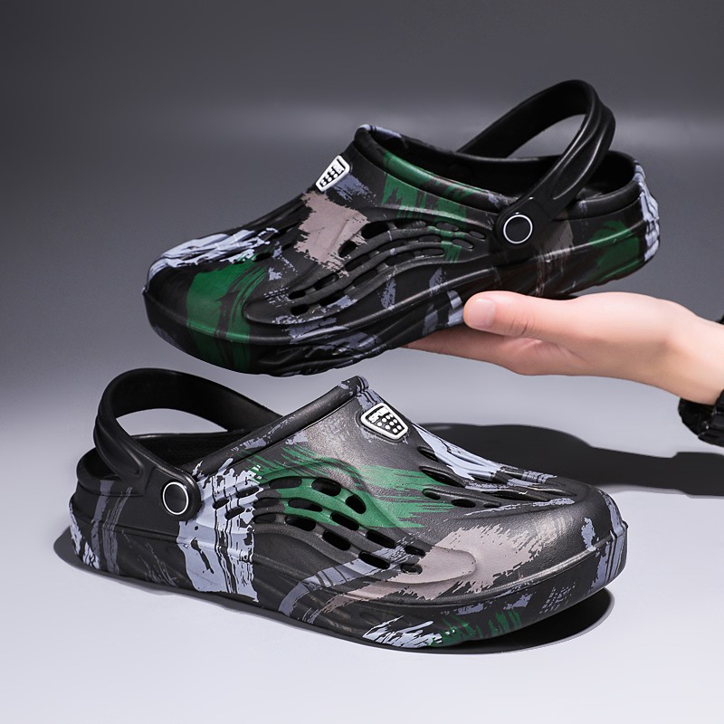 Men's Summer Camouflage Graffi - огляд і ціна Women'S Shoes Crocs