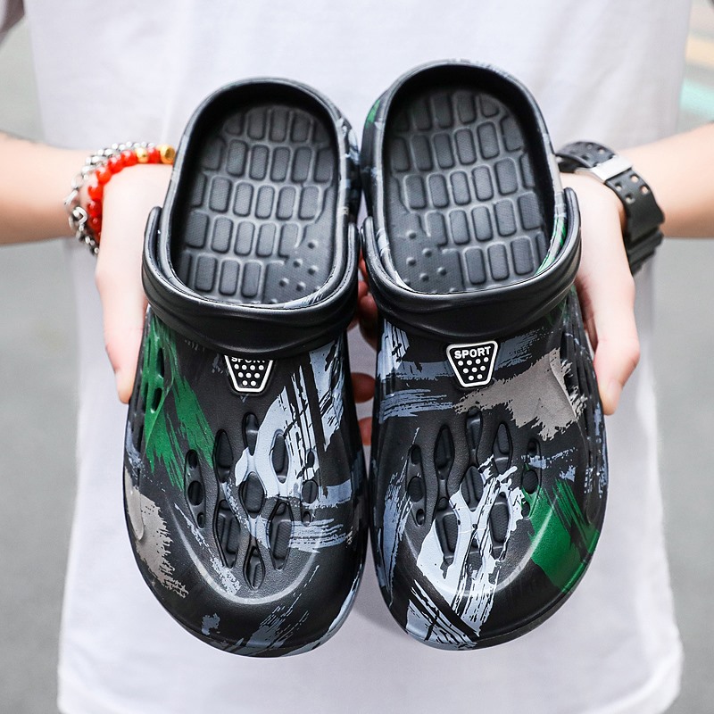 Men's Summer Camouflage Graffi - огляд і ціна Women'S Shoes Crocs