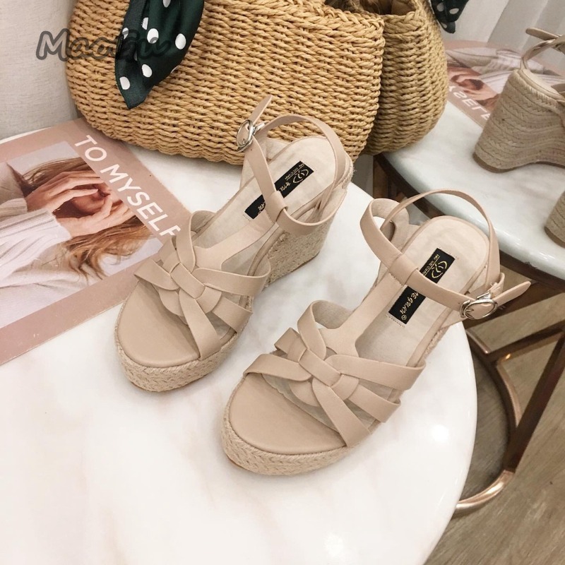 10CM Platforms Sandals for Wom - огляд і ціна Espadrille Wedge Shoes