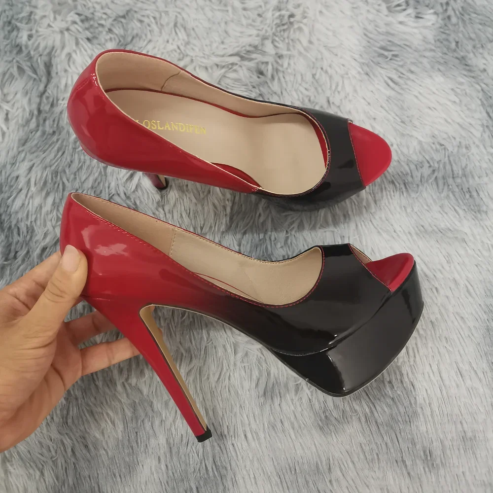 Women Stilettos Sexy Pumps 14c - огляд і ціна Patent Leather Pump