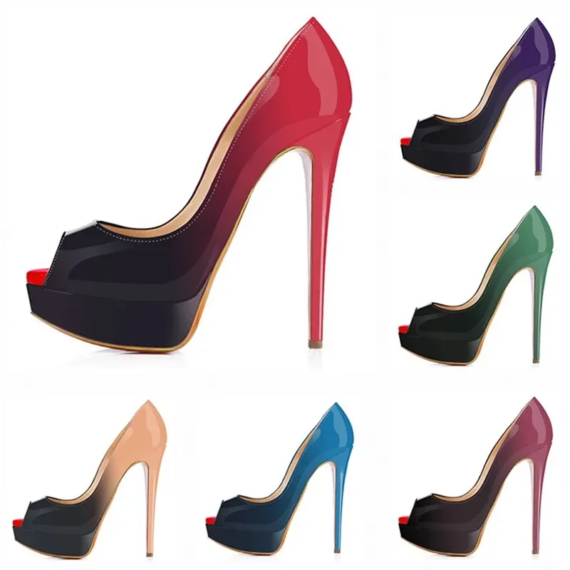 Women Stilettos Sexy Pumps 14c - огляд і ціна Patent Leather Pump