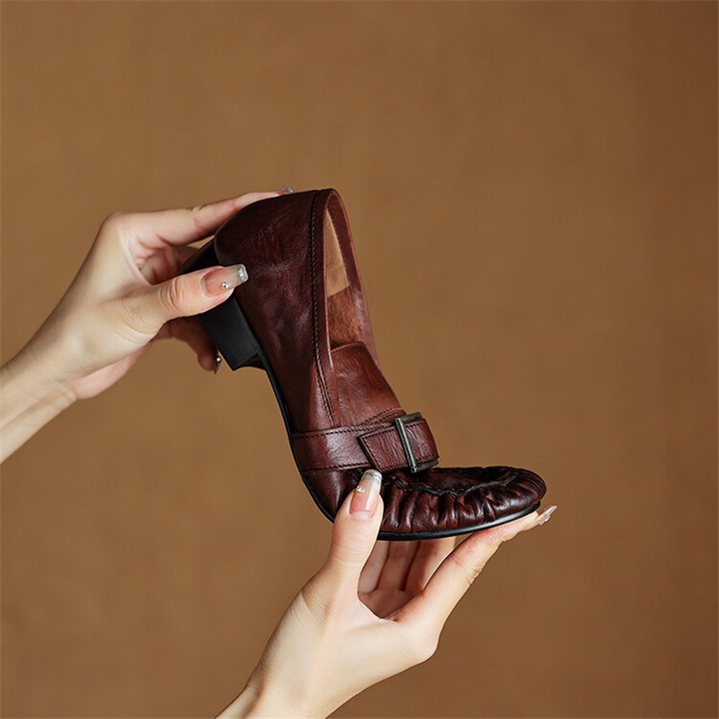 New Autumn Genuine Leather Wom - огляд і ціна Shoes Women Pumps