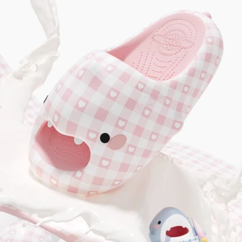 Shark Slippers Men Plaid Dot S - огляд і ціна Women'S Shoes Cloud