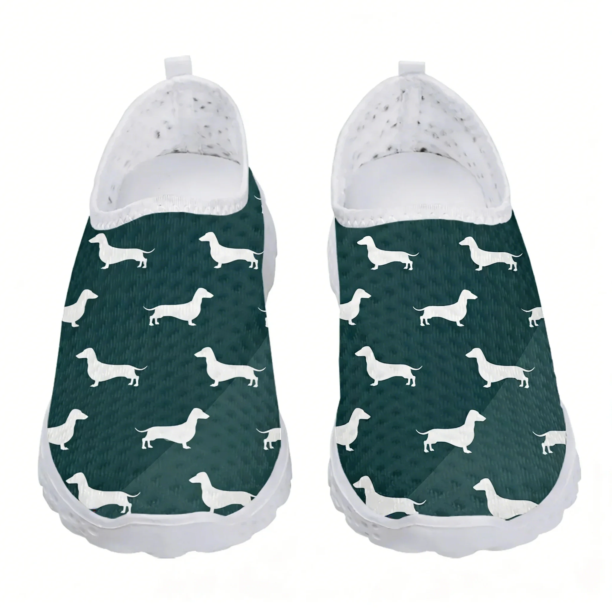 Cartoon Dachshund Dog Paw Prin - огляд і ціна Women Shoes Tennis