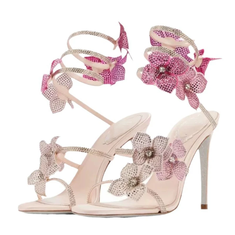 Eilyken Sexy CRYSTAL Flower Th - огляд і ціна Gladiator Sandal Women