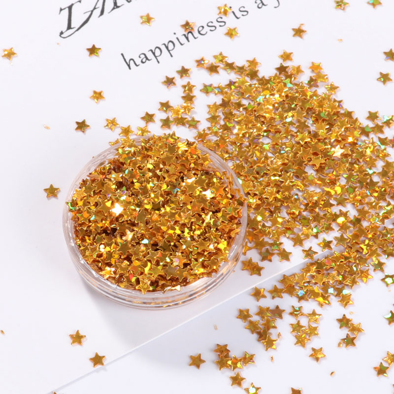 10g/Pack light gold 3mm  Star  - огляд і ціна Women'S Shoes Ecco