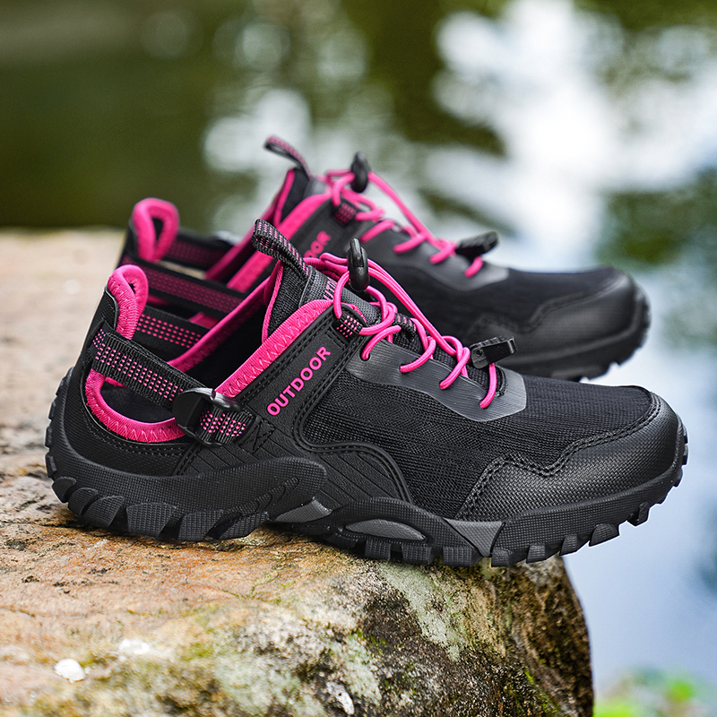 Classic Black Red Women Hiking - огляд і ціна Women Shoes Big W