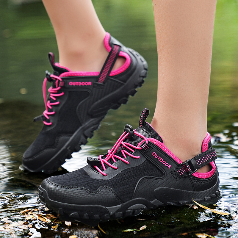 Classic Black Red Women Hiking - огляд і ціна Women Shoes Big W