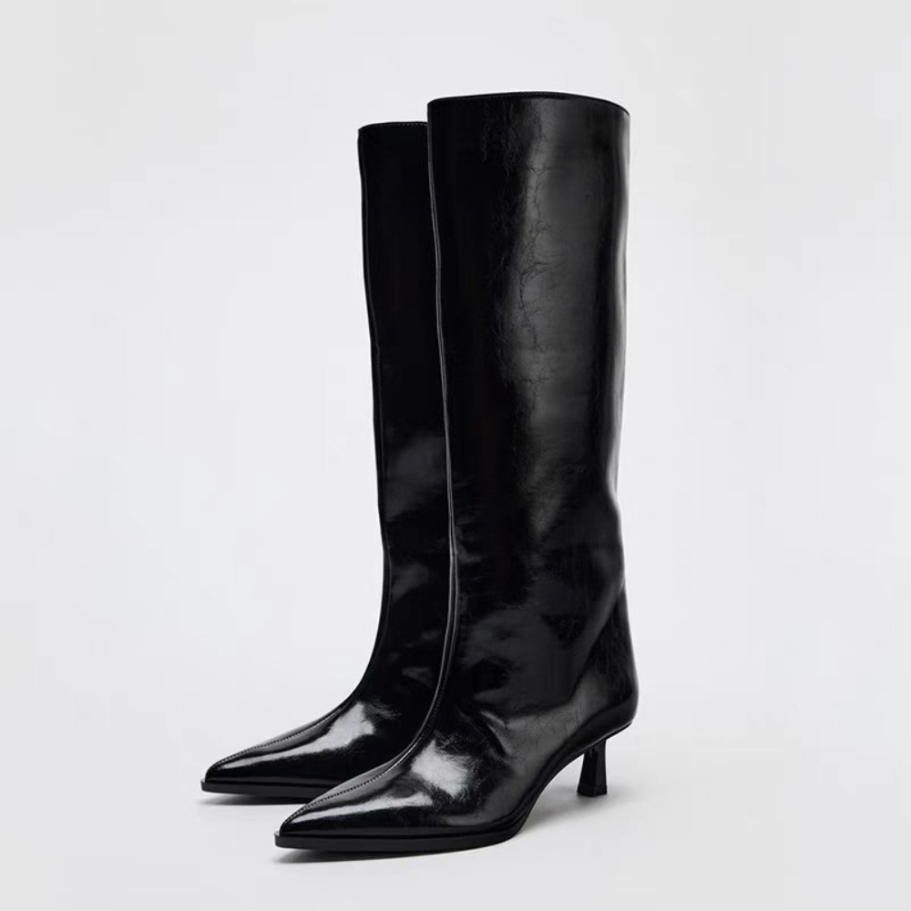 2026 Wide Boot Tube Pointed To - огляд і ціна Wide Fit Heels