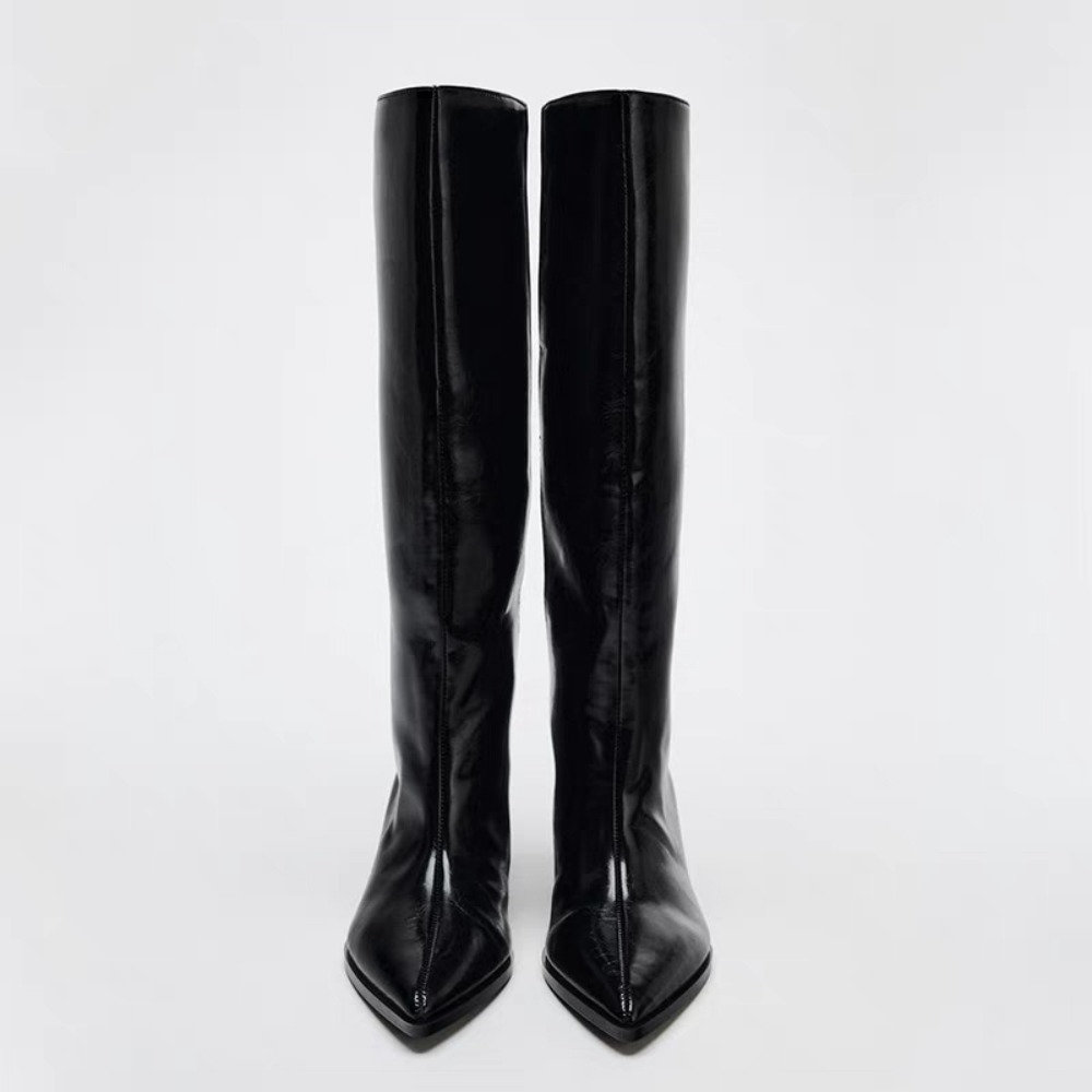 2026 Wide Boot Tube Pointed To - огляд і ціна Wide Fit Heels