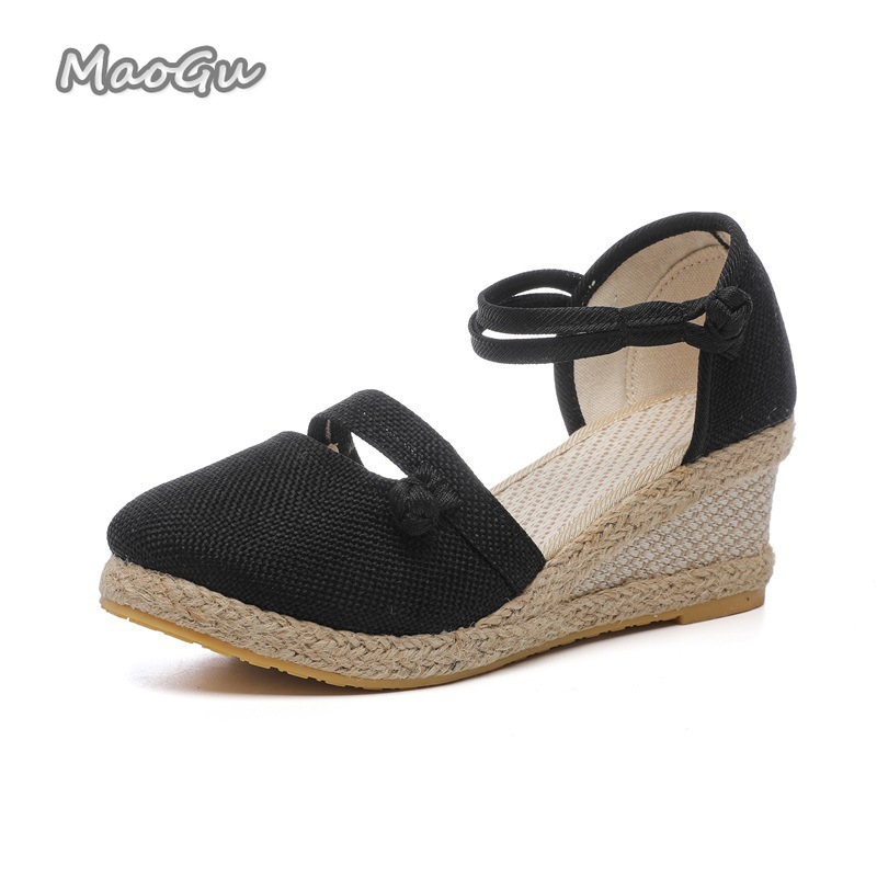 Women's Linen Espadrille Wedge - огляд і ціна Espadrille Wedge Shoes