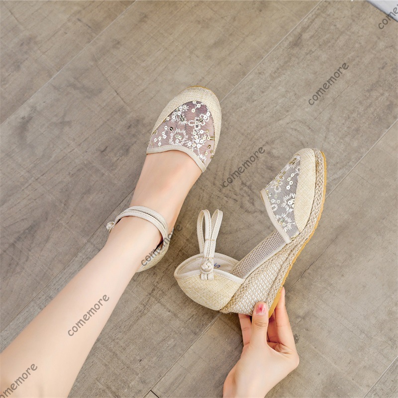 Women's Lace Mesh Espadrille W - огляд і ціна Espadrille Wedge Shoes