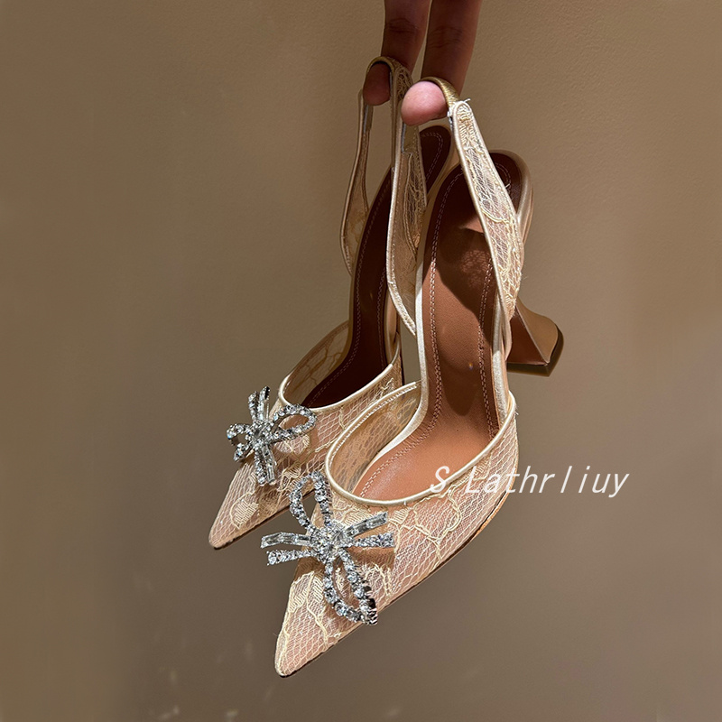 Sandals Rhinestone Flower Poin - огляд і ціна Patent Leather Pump