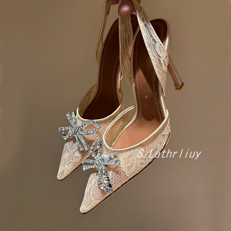 Sandals Rhinestone Flower Poin - огляд і ціна Patent Leather Pump