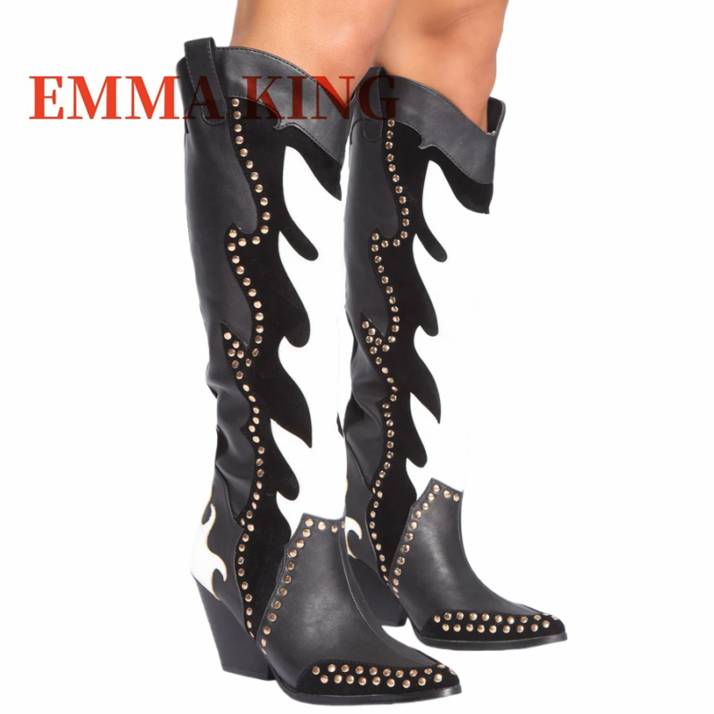 Studded Western Cowboy Boots W - огляд і ціна Western Cowgirl Boot